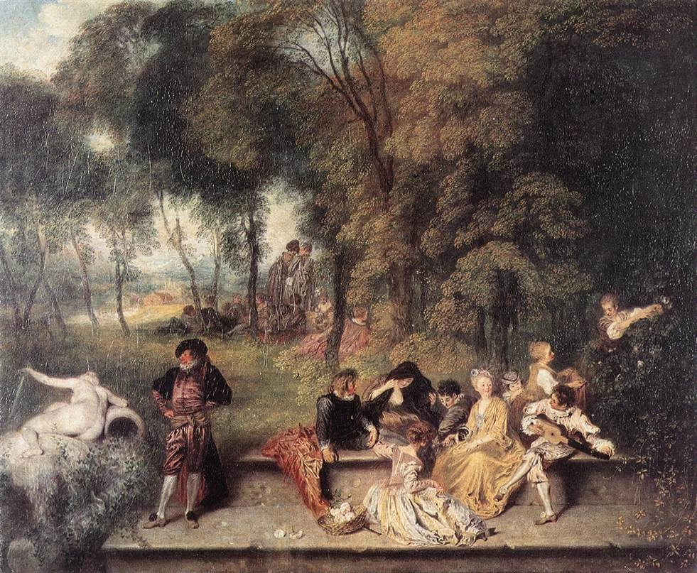 Allegra compagnia all'aria aperta - Gemäldegalerie, Dresden
